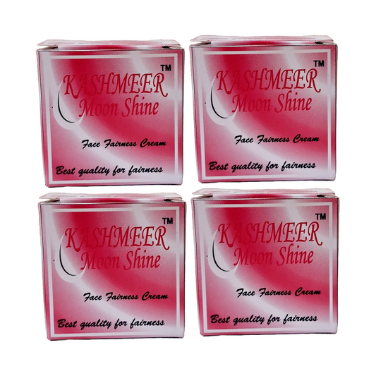 Kashmeer Moon Shine Face Fairness Cream 20gm Pack Of 4