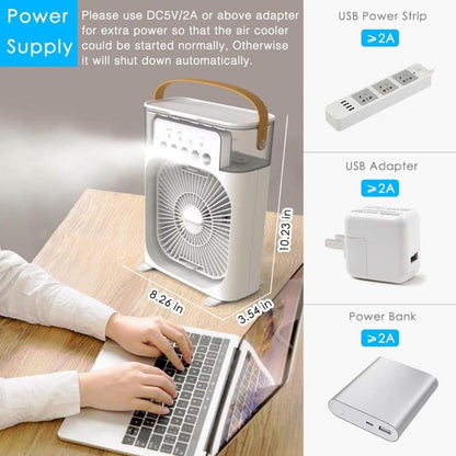 Portable Air Cooler, USB Desk Fan