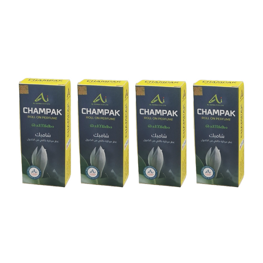 Al Ishwa Perfume Champak Roll On Perfume 6ml Pack Of 4