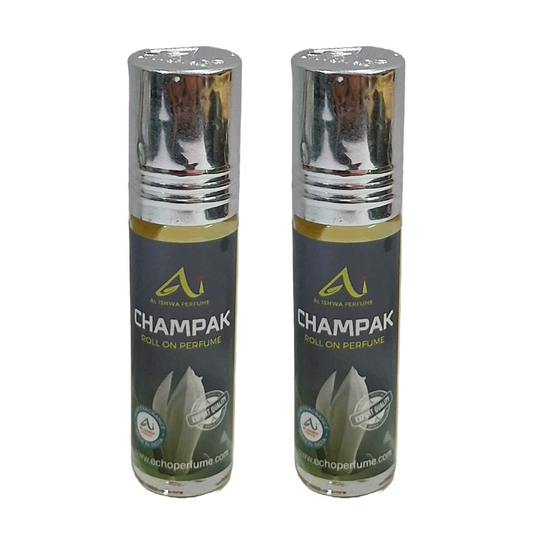 Al Ishwa Champak Roll On Attar Free From Alcohol 6ml Pack Of 2