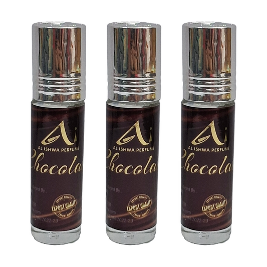 Al Ishwa Perfume Chocolate Roll On Perfume 6ml Pack Of 3