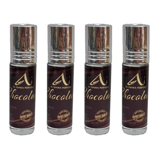 Al Ishwa Perfume Chocolate Roll On Perfume 6ml Pack Of 4