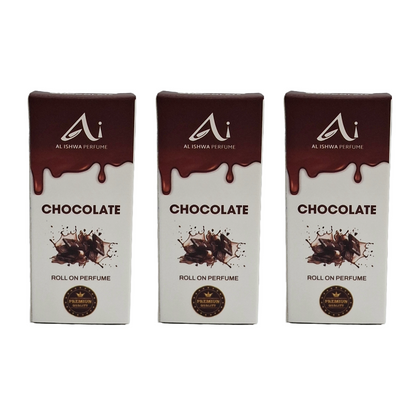 Al Ishwa Chocolate Roll On Attar Premium Quality 6ml Pack Of 3