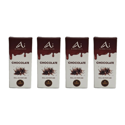 Al Ishwa Chocolate Roll On Attar Premium Quality 6ml Pack Of 4