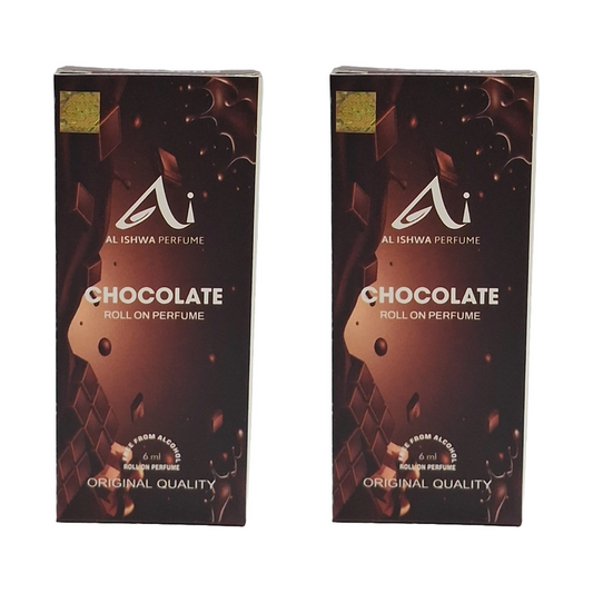 Al Ishwa Roll On Chocolate Perfume Free From Alcohol 6ml Pack Of 2