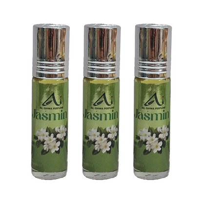 Al Ishwa Jasmine Roll On Attar Free From Alcohol 6ml Pack Of 3