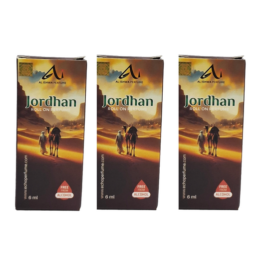 Al Ishwa Perfume Jordhan Roll On Perfume 6ml Pack Of 3