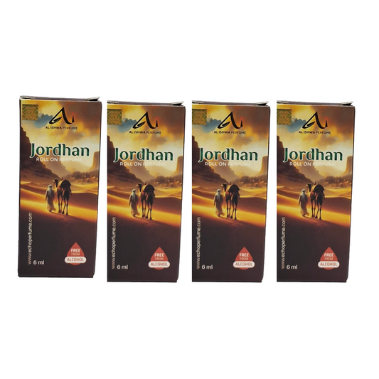Al Ishwa Perfume Jordhan Roll On Perfume 6ml Pack Of 4