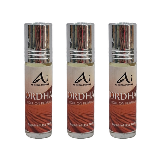 Al Ishwa Jordhan Roll On Attar Free From Alcohol 6ml Pack Of 3