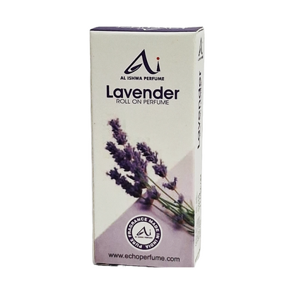 Al Ishwa Lavender Roll On Attar Free From Alcohol 6ml Pack Of 4