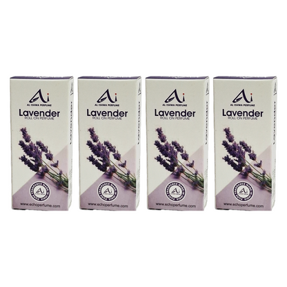 Al Ishwa Perfume Lavender Roll On Perfume 6ml Pack Of 4