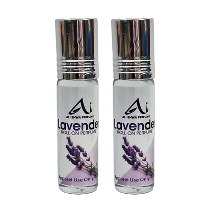 Al Ishwa Lavender Roll On Attar Free From Alcohol 6ml Pack Of 2