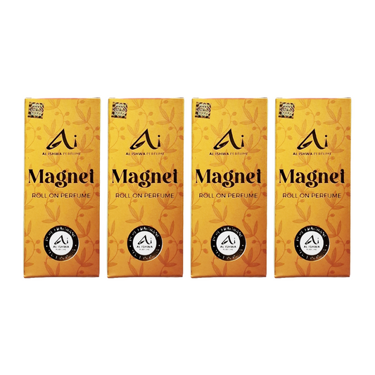 Al Ishwa Perfume Magnei Roll On Perfume 6ml Pack Of 4