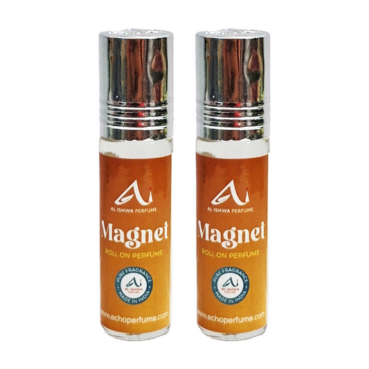 Al Ishwa Magnei Roll On Attar Free From Alcohol 6ml Pack Of 2