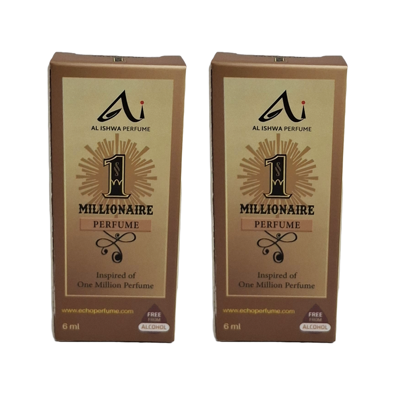 Al Ishwa Perfume Millionaire Roll On Perfume 6ml Pack Of 2