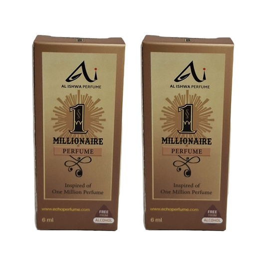 Al Ishwa Perfume Millionaire Roll On Perfume 6ml Pack Of 2