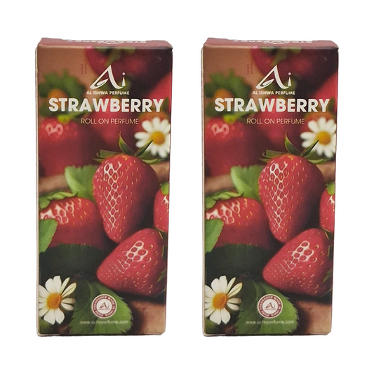 Al Ishwa Perfume Strawberry Roll On Perfume 6ml Pack Of 2