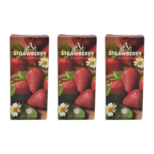 Al Ishwa Perfume Strawberry Roll On Perfume 6ml Pack Of 3