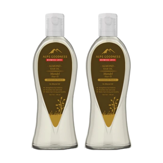 Alps Goodness Swiss Love Almond Hair Oil 100ml Pack Of 2