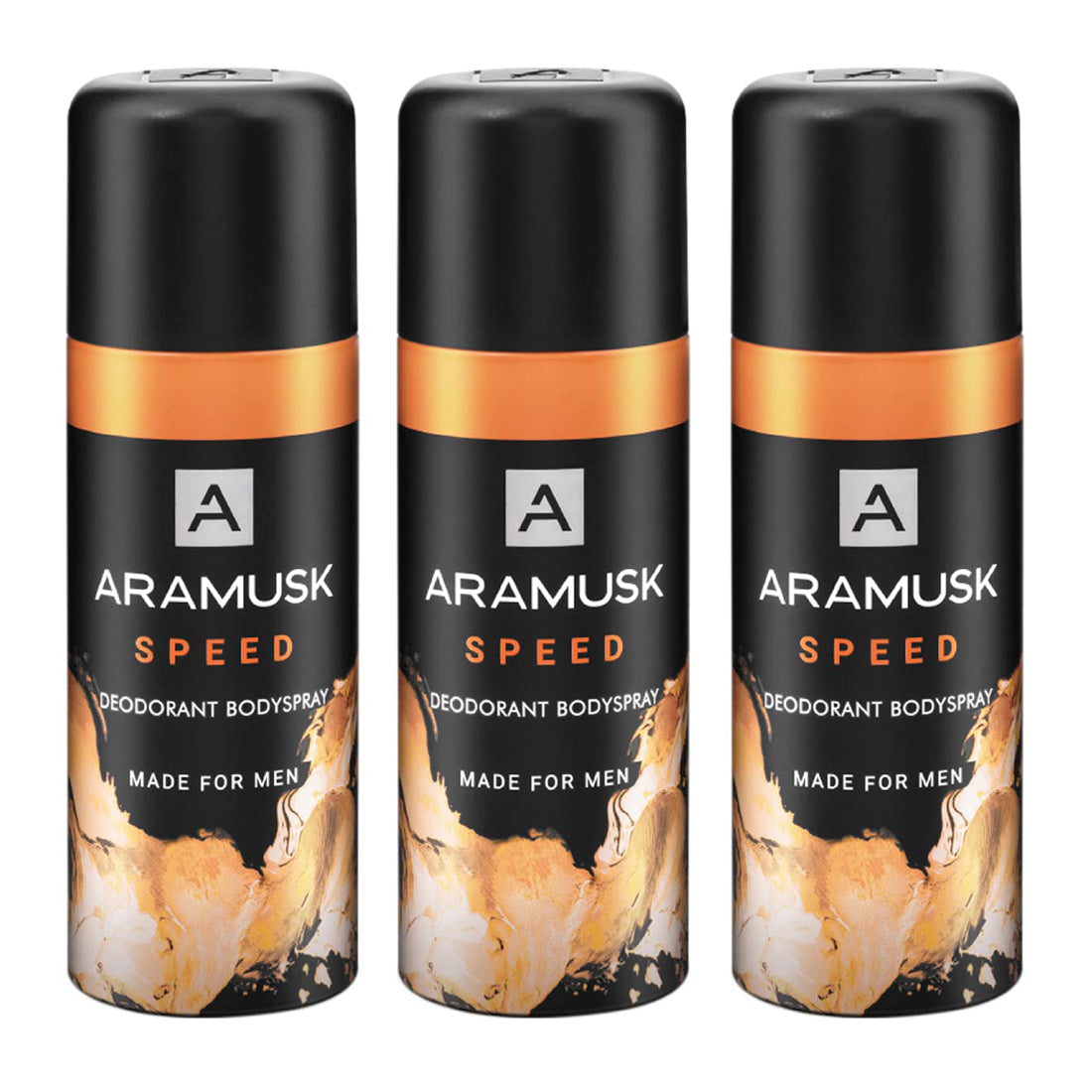 Aramusk Speed Deodorant Men Body Spray 150ml Pack Of 3