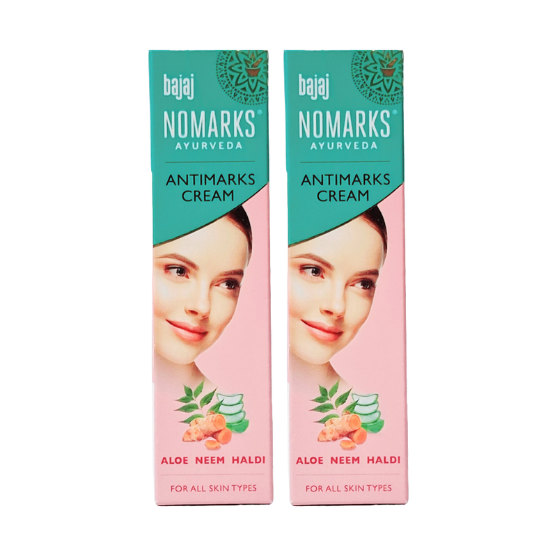 Bajaj Nomarks Ayurveda Antimarks Cream For All Skin Types 25gm Pack Of 2