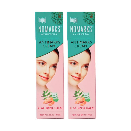 Bajaj Nomarks Ayurveda Antimarks Cream For All Skin Types 25gm Pack Of 2
