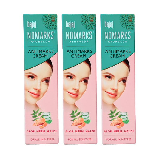 Bajaj Nomarks Ayurveda Antimarks Cream For All Skin Types 25gm Pack Of 3
