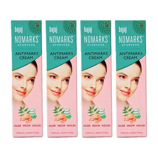 Bajaj Nomarks Ayurveda Antimarks Cream For All Skin Types 25gm Pack Of 4