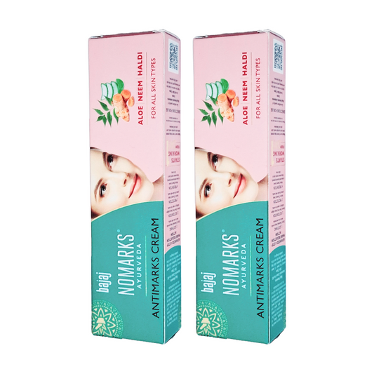 Bajaj Nomarks Skin Care Ayurveda Cream For All Skin Types -25gm Pack Of 2