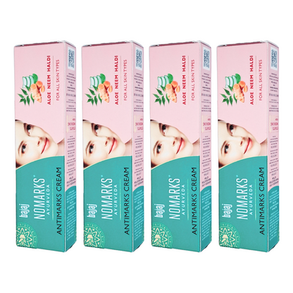 Bajaj Nomarks Skin Care Ayurveda Cream For All Skin Types -25gm Pack Of 4
