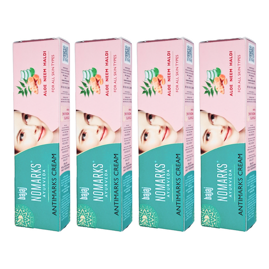 Bajaj Nomarks Skin Care Ayurveda Cream For All Skin Types -25gm Pack Of 4