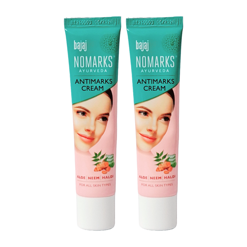 Bajaj Ayurveda Nomarks For Skin Types Cream 25gm Pack Of 2