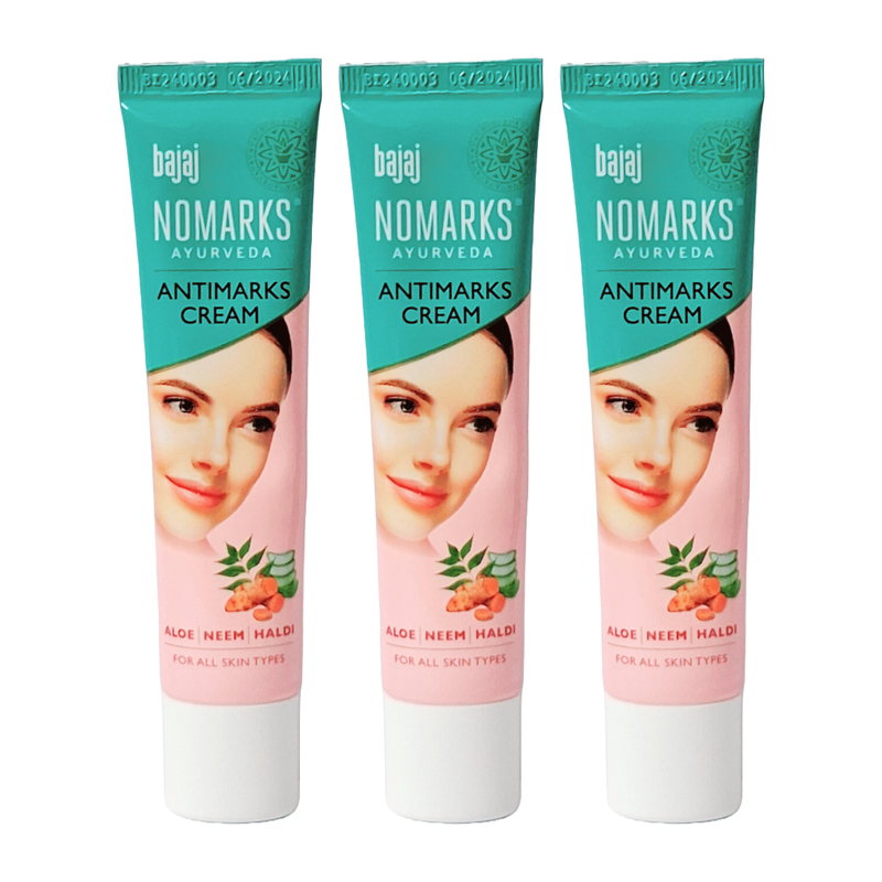 Bajaj Ayurveda Nomarks For Skin Types Cream 25gm Pack Of 3