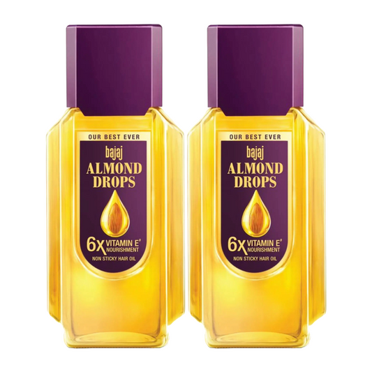 Bajaj Almond Drops Non Sticky Hair Oil 190ml Pack Of 2