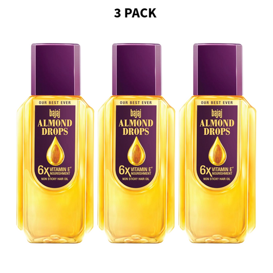 Bajaj Almond Drops Non Sticky Hair Oil 285ml Pack Of 3