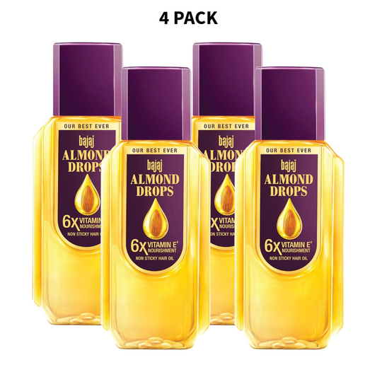 Bajaj Almond Drops Non Sticky Hair Oil 285ml Pack Of 4