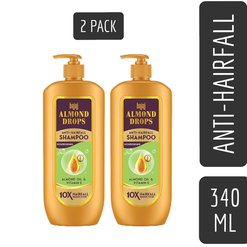 Bajaj 10X Hair Fall Reduction Shampoo 340ml Pack Of 2