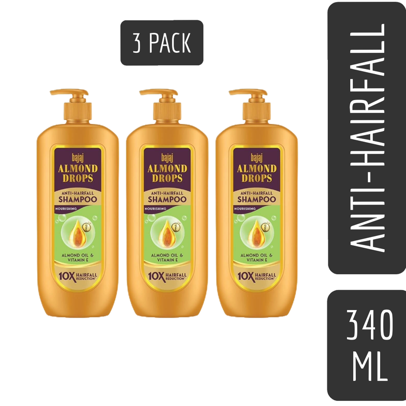 Bajaj 10X Hair Fall Reduction Shampoo 340ml Pack Of 3