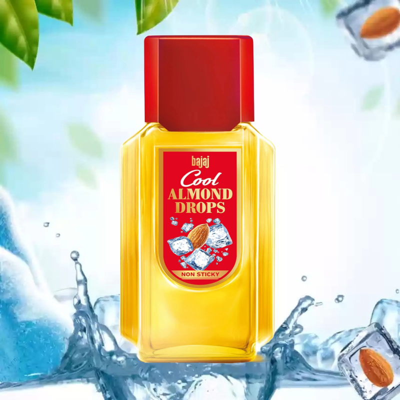 Bajaj Cool Hair Oil With Almond Drops Non Sticky 95ml