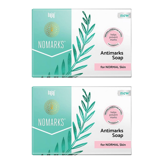 Bajaj Nomarks Antimarks Soap For Normal Skin 125gm Pack Of 2