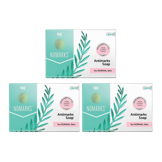 Bajaj Nomarks Antimarks Soap For Normal Skin 125gm Pack Of 3