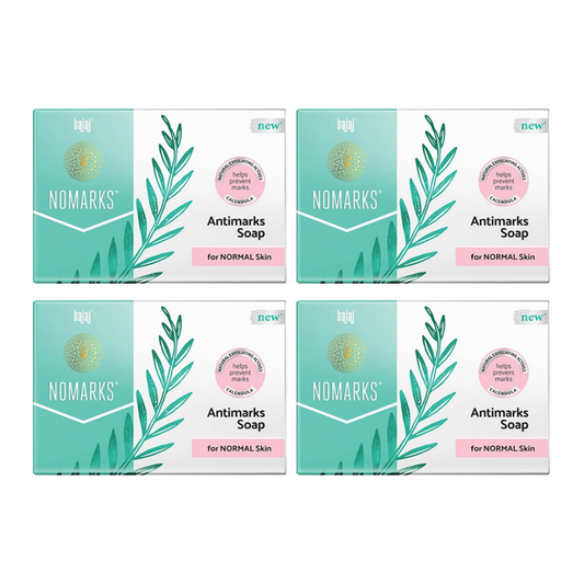 Bajaj Nomarks Antimarks Soap For Normal Skin 125gm Pack Of 4