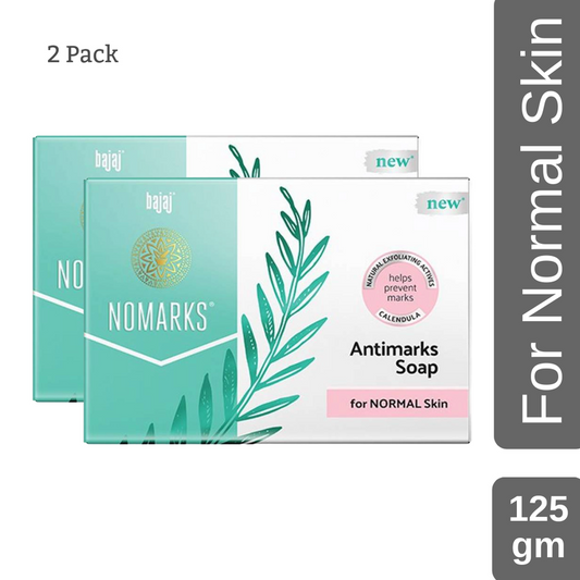 Bajaj Nomarks For Normal Skin Soap Prevent To Marks 125gm Pack Of 2