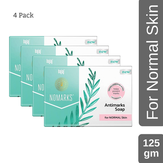 Bajaj Nomarks For Normal Skin Soap Prevent To Marks 125gm Pack Of 4