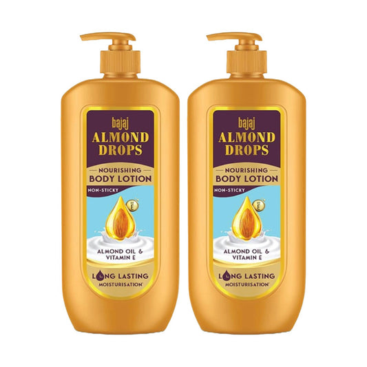 Bajaj Almond Drops Nourishing Body Lotion 600ml Pack Of 2