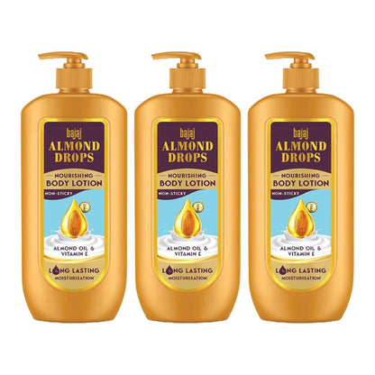 Bajaj Almond Drops Nourishing Body Lotion 600ml Pack Of 3