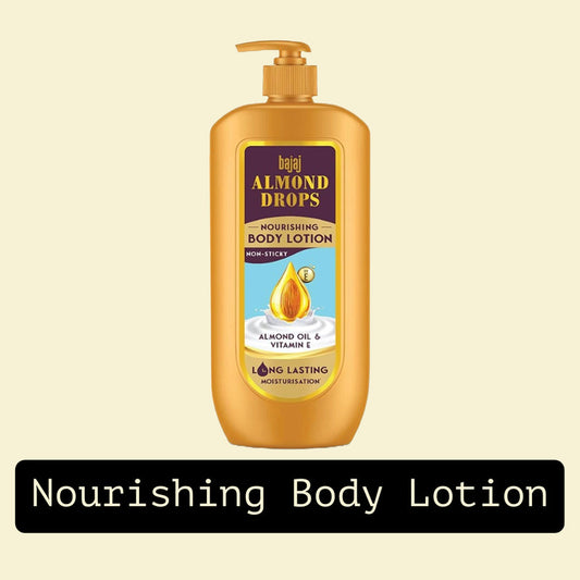 Bajaj Nourishing Body Lotion With Almond Oil And Vitamin E 600ml