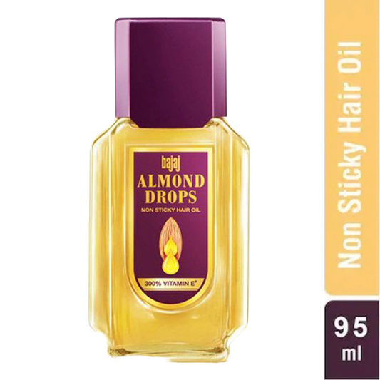 Bajaj Almond Non Sticky Hair Oil With 6X Vitamin E -95ml