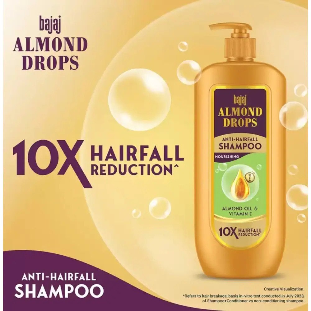 Bajaj Almond Drops Nourishing Anti Hair fall Shampoo -650ml