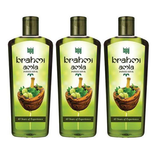 Bajaj Brahmi Amla Ayurvedic Hair Oil 300ml Pack Of 3